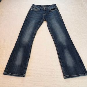 Rock & Roll Cowgirl Jeans  27/34 EUC